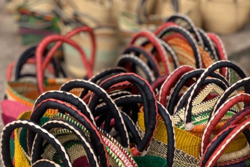 Handwoven Ghana Baskets